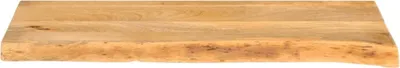 Zdjęcie produktu dla vidaXL Blat z krawędzią drzewa 90x40x3,8 cm z litego drewna mango