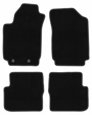 Imagen del producto de Alfombrillas de moqueta para Fiat Stilo 2000-2008 (hatchback/familiar) – juego de 4 piezas, negras, a medida – Wielganizator BASIC
