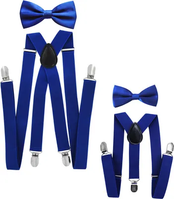 Axy® Padre-figlio Look Partner Bretelle Con Mosca Set Uomo - Foto 9