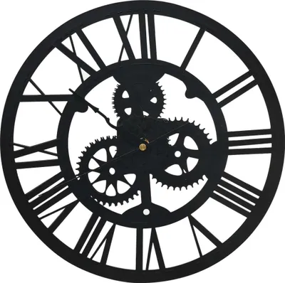 Produktbild von vidaXL Wanduhr Schwarz 30 cm Acryl
