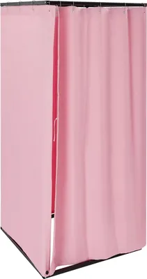Immagine prodotto di Spogliatoio - Cabina spogliatoio portatile - 85×85×200 cm - Con tenda - Riutilizzabile - Versatile - Rosa