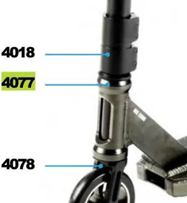 Produktbild von Micro Gummi-Griffe Glow - Scooter Zubehör für Mini, Maxi und Cruiser