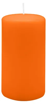 Produktbild von Stumpenkerzen 150 x Ø 70 mm, Mandarin Orange, 12 Stück