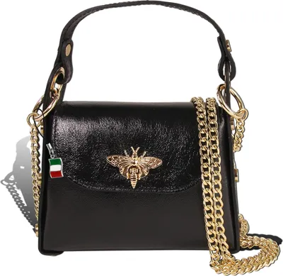 Produktbild von Florence Tasche schwarz metallic Leder D2OTM805M