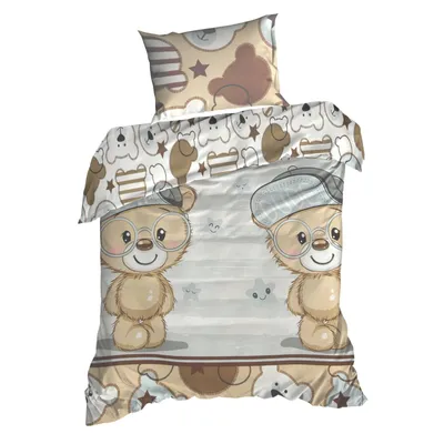 Immagine prodotto di Fodera per cuscino per bambini set di cuscini 100 x 135 cm orsacchiotto