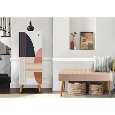 Produktbild von Skye Decor, Vegas White - 954 - 0900, Flurmöbel-Set, Weiß, 100 % MELAMINBESCHICHTETE SPANPLATTEN, 50 x 38 x 135 cm