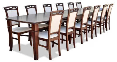 Produktbild von Esstisch 12 x Stühle Esszimmer Set Essgruppe Moderne Stuhle Tisch Tische 13tlg.