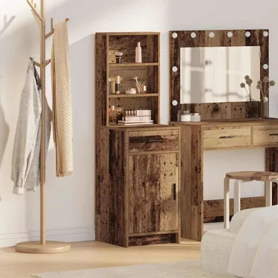 Produktbild von vidaXL Highboard Altholz 40 x 40,5 x 135 cm Holzwerkstoff