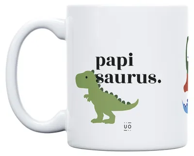 Papisaurus-Geschenkmok, Keramik, 350 ml, für Väter