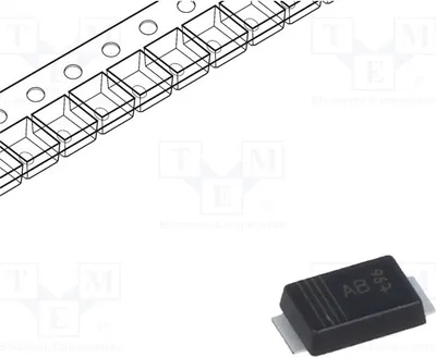 Produktbild von 3x Diode: Gleichrichterdiode Schottky SMD 3A 60V  SOD128 PMEG6030EP.115 Schottkydi