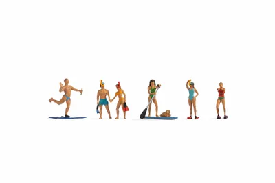 Produktbild von NOCH Wassersportler, HO (1:87), Mehrfarbig