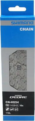 Produktbild von Shimano CN-HG54, Fahrradkette, Stadt-Fahrrad, Stahl, Grau, 273 g