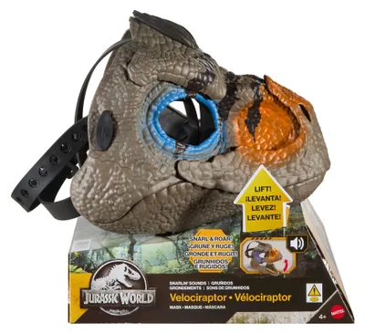 Obrázek produktu pro Jurassic World JKG94, Dětský, Obličejová maska, 4 rok/roky, Zvíře