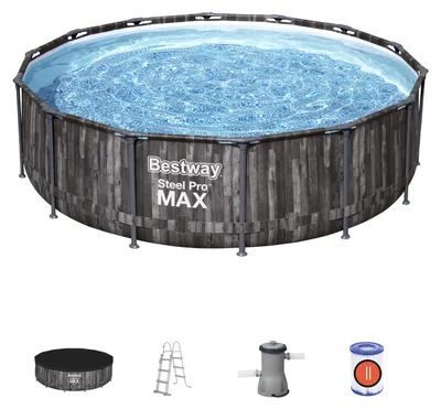 Immagine prodotto di Piscina con struttura rotonda Steel Pro MAX 427x107 cm Bestway 5614Z