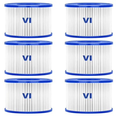 Immagine prodotto di Cartucce filtranti VI per piscine (confezione da 6 pezzi)
