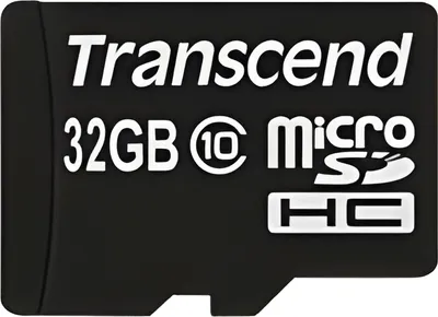 Image de Carte mémoire flash Transcend (adaptateur microSDHC/SD inclus)