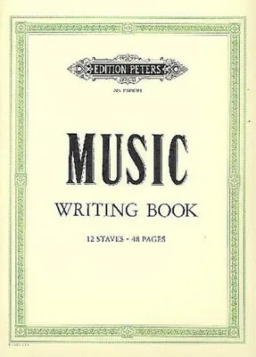 Obrázok produktu pre Peters Music Writing Book