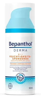 Produktbild von Bepanthol Derma Feuchtigkeit. Gesichtscreme LSF25, 50 ml Creme