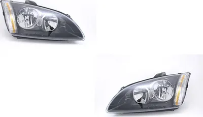 Immagine prodotto di Johns, fari alogeni HSW adatto per Ford Focus 05 04-08 H7 H1 set sinistra destra 1480996 1329413 1385267 1456969 4M5113101JA 4M5113101JB 4M5113