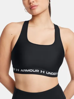Produktbild von Under Armour Damen BH Crossback Mid Bra-Schwarz 1361034-006__XS