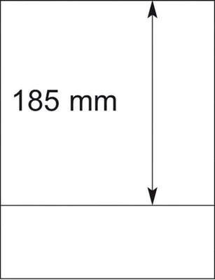 Produktbild von Lindner 802109P T-Blanko-Blätter für Blocks - Schätze der Philatelie - 10er-Packung