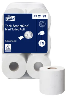 Immagine prodotto di TORK rotolo grande di carta igienica SmartOne Mini bianco 111,6 m