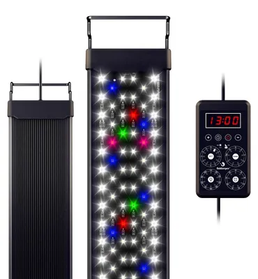 Aquariumlampe 6-reihig, IP68, RGB LED, 60W, 252 LEDs, 30-140cm
