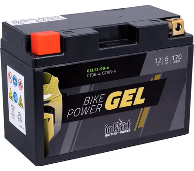 Produktbild von intAct Batterie Bike Power Gel 12V/8Ah - Wartungsfrei, Auslaufsicher