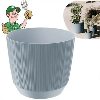 Immagine prodotto di Vaso da fiori Ryfo grigio chiaro 14,6 cm