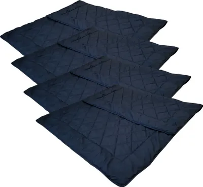 Produktbild von Leichtsteppbett Sommer Steppbett ca. 135x200 cm leichte Sommerdecke Kochfest 95° für Camping heiße Sommertage Farbe: Schwarz 4 Stück