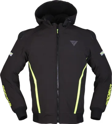 Produktbild von Modeka Clarke Sport Motorrad Jacke, schwarz/gelb, L