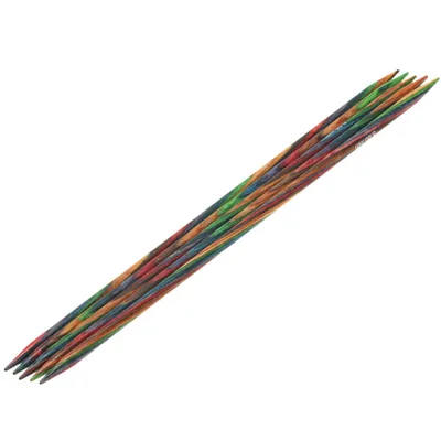 Produktbild von Lana Grossa Strumpfstricknadel Design-Holz Multicolor 20-5.0mm