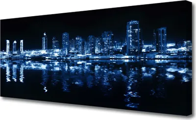 Produktbild von Tulup Leinwand-Bilder 125x50 Wandbild Canvas Kunstdruck Stadt Gebäude