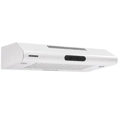 Obrázek produktu pro Heinner CH-MD200WH, 200 m³/h, Odvádění/Recirkulovaní, Podvěsný, Bílá, Knoflíky, 12 cm