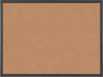 Productafbeelding van Famanu prikbord met zwarte MDF-omlijsting - 60 x 40 cm