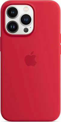 Image de Apple Silicone Backcover MagSafe pour Apple iPhone 13 Pro Max - Rouge