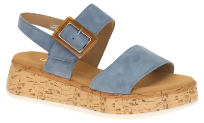 Produktbild von Gabor 82.744 Damen Sandalette - Riemchen Sandalen blau NEU