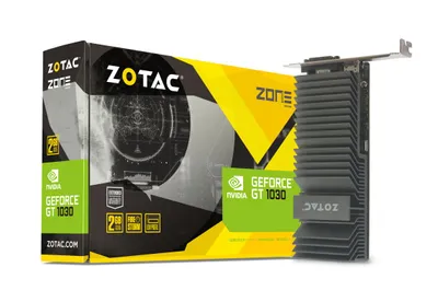 Produktbild von ZOTAC ZT-P10300B-20L - GeForce GT 1030 - 2 GB - GDDR5 - 64 Bit - 6000 MHz - PCI Express 3.0