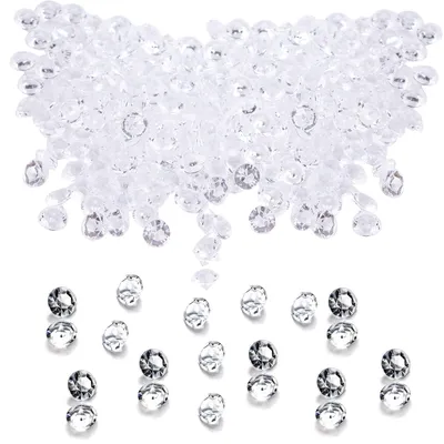 Productafbeelding van Deko Diamanten - 4000 stuks acryl ijsstenen - Tafeldecoratie - Transparant