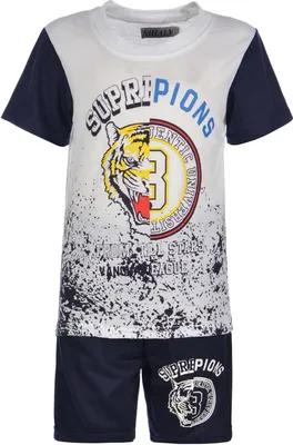 Produktbild von Shialy Jungen Set in modernen Design Blau 116