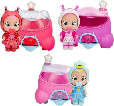Image de IMC Toys Cry Babies Magic Tears Stars House Asst., Baby Doll, Gender Neutral, 3 ans(a), Girl, 110 mm, Various colors