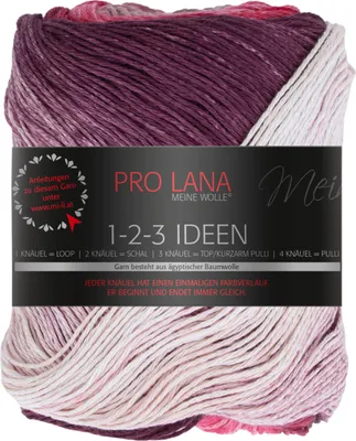 Produktbild von Pro Lana 1-2-3 Ideen 100g 012