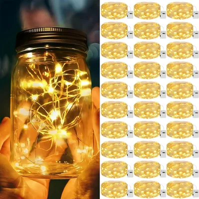 Produktbild von LED-Lichterkette Mikro Flexibel 30 Dioden Deko Warmweiß 2 m