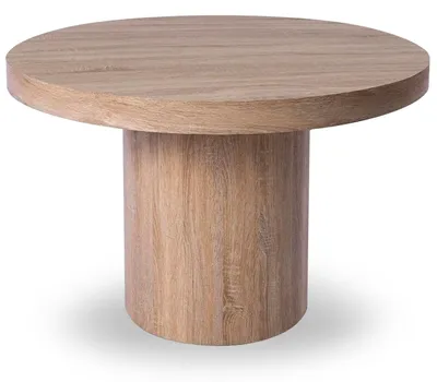 Image de MENZZO Table ronde extensible Suzie Chêne Clair