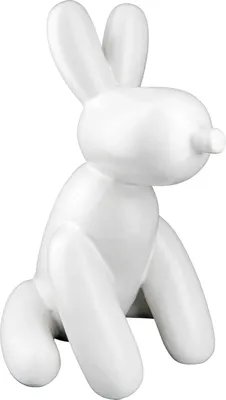 Zdjęcie produktu dla Gilde Figur, Ballonhund, "Lucy", Keramik, weiß, VE 1, L. 19 cm, B. 14 cm, H. 25 cm 32566 4063387325667