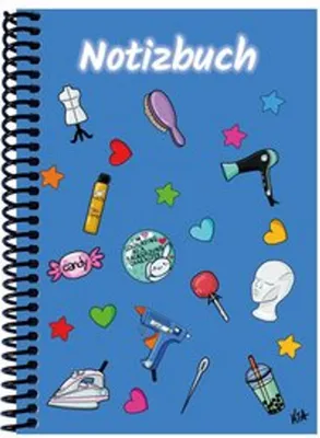 Produktbild von A 5 Notizbuch Manga Items, blau, kariert