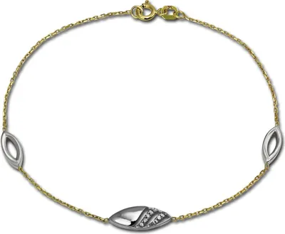 Image de GoldDream Bracelet femme or, or blanc Bijoux de bras D2GDA5018J