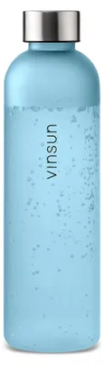 Trinkflasche 650ml Sport Wasser Flasche BPA frei Kohlensäure geeignet Vinsun