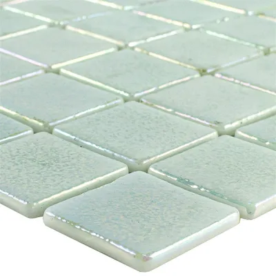 Produktbild von Glas Schwimmbad Pool Mosaik McNeal Weiß 38