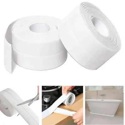 Produktbild von Wannendichtband breit 3,8cm Dichtband Fugenband Dusche Wanne Küche selbstklebend